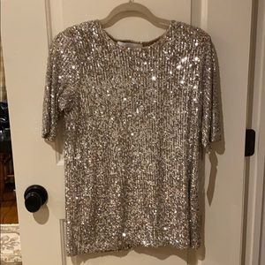 Caroline Rose Glitter Blouse